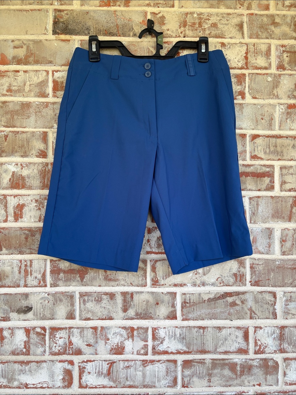 Nike Royal Blue Women’s Flat-Front Golf Shorts‎